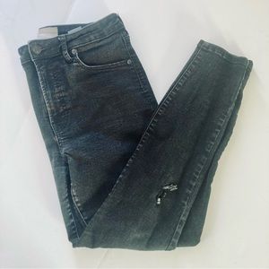 Everlane black curvy high rise skinny jean